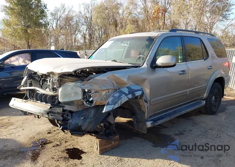 2003 Toyota Sequoia Sr5 V8 from USA, damaged, VIN 5TDBT44A73S183392